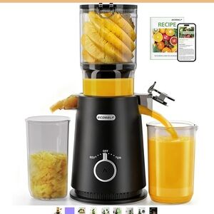 Ecoself slow juicer Black Cold Press Juicer - Black